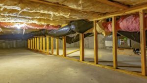 dehumidify crawl space