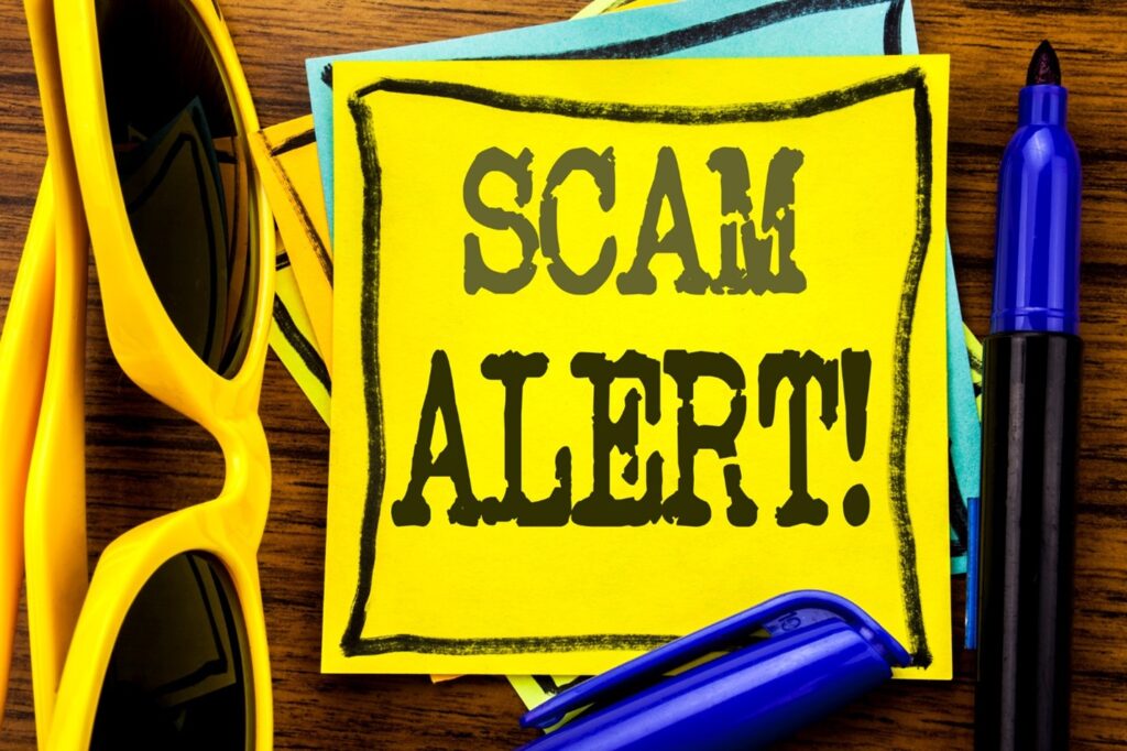 SCAM ALERT!