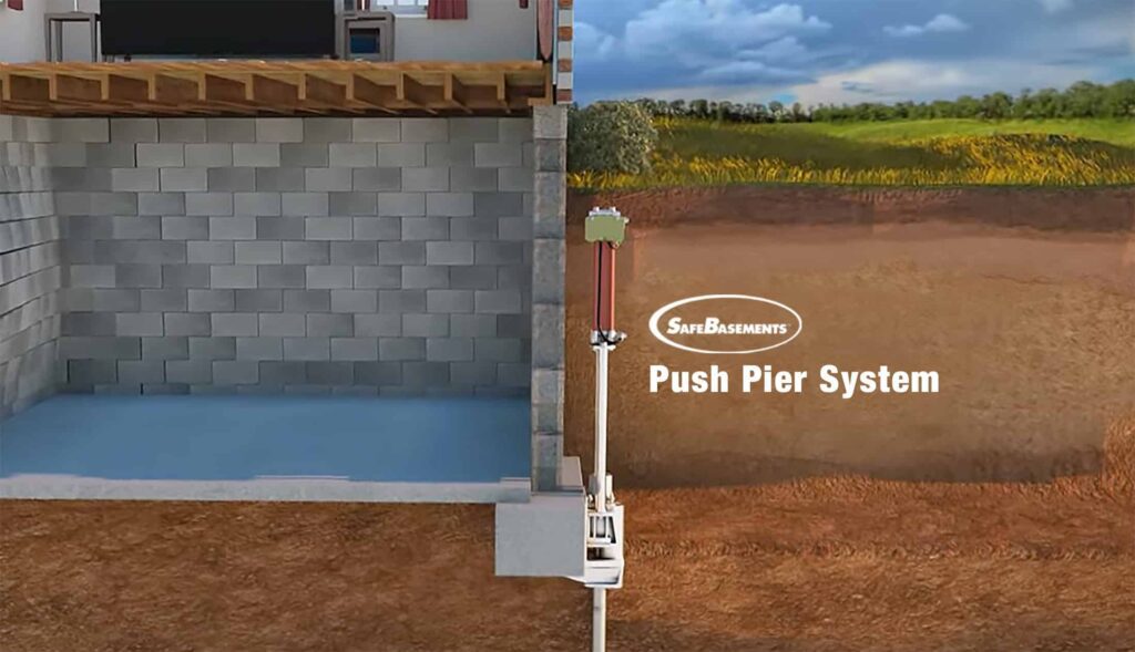 Safe Basements Push Pier System