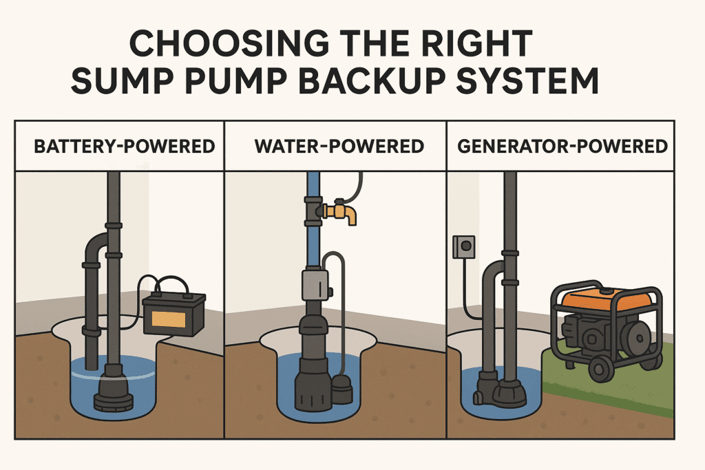 comparison of different sump pumps