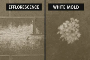 White Powder on Basement Walls