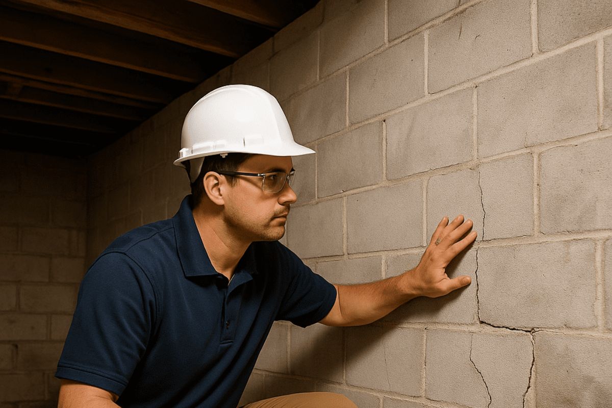 Bowed wall repair service