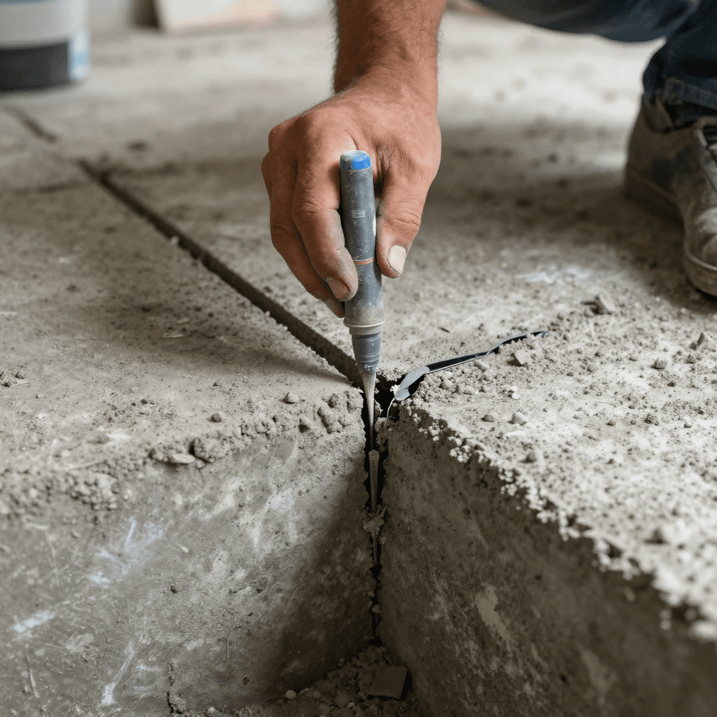 foundation crack repair - sheldon
