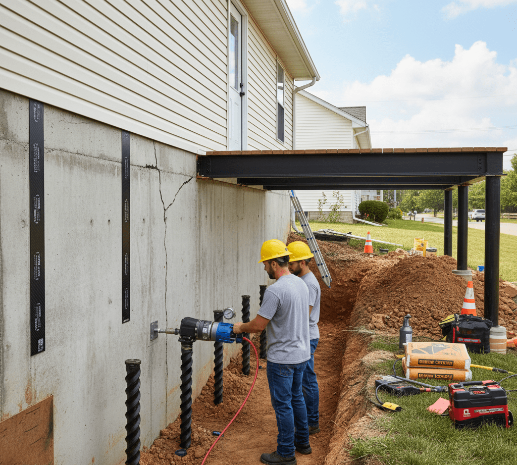 Foundation repair and structural support