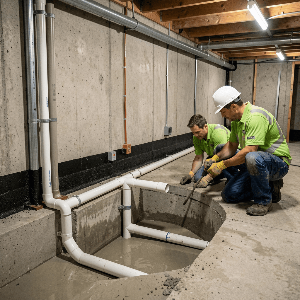 basement waterproofing systems