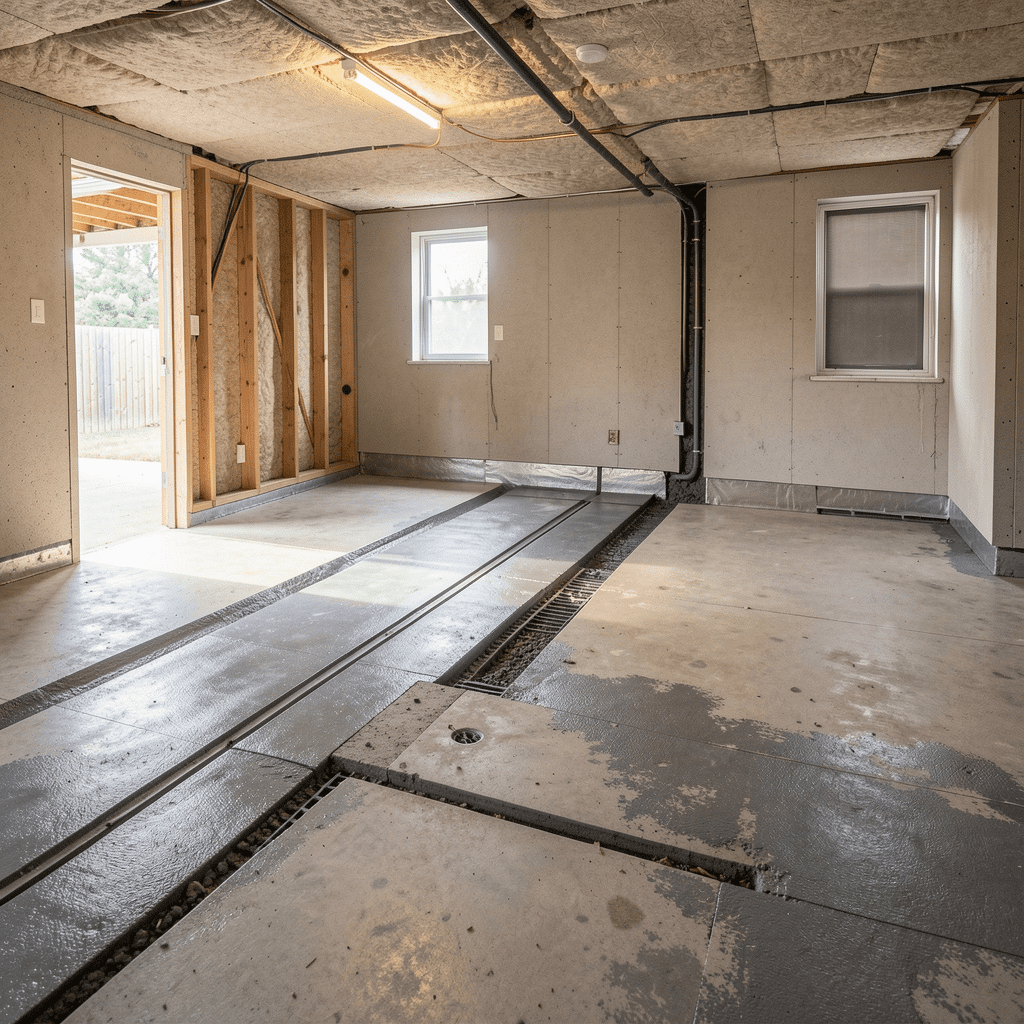 basement waterproofing that matches the problem, not a template