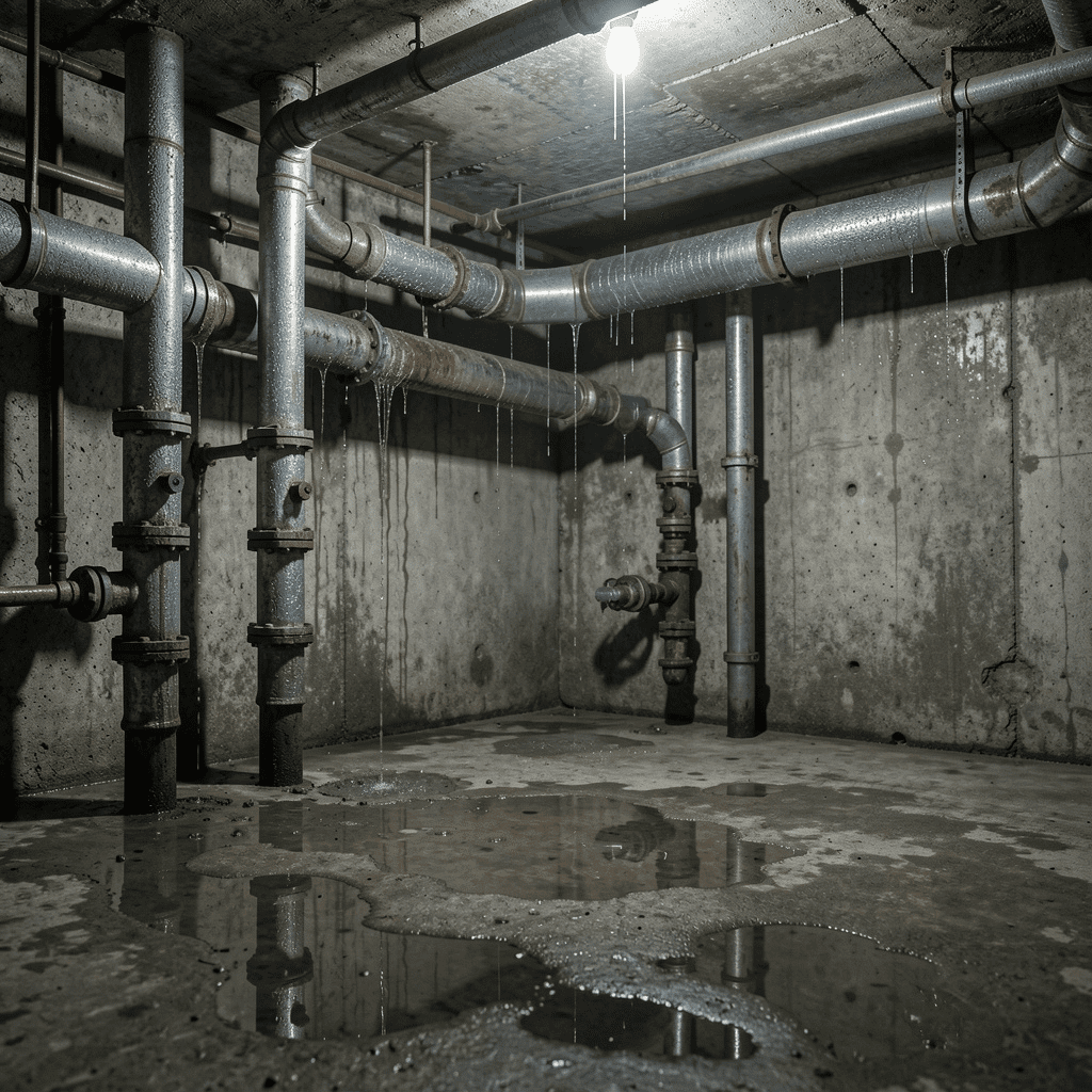 condensation on basement surfaces